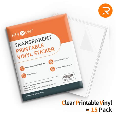 Transparent Printable Vinyl